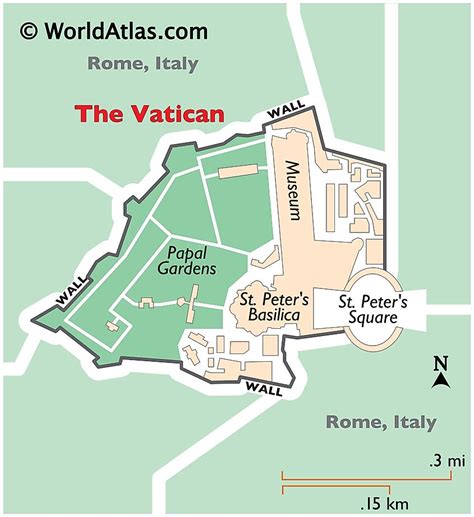 area of vatican city|countries dominated by vatican.